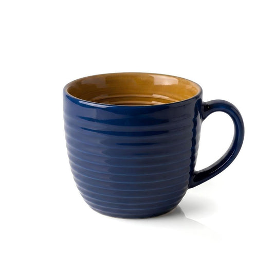 Blue Halo Coffee Mug Gloss porcelain mug with glossy finish and comfortable handle, 300 ml capacity