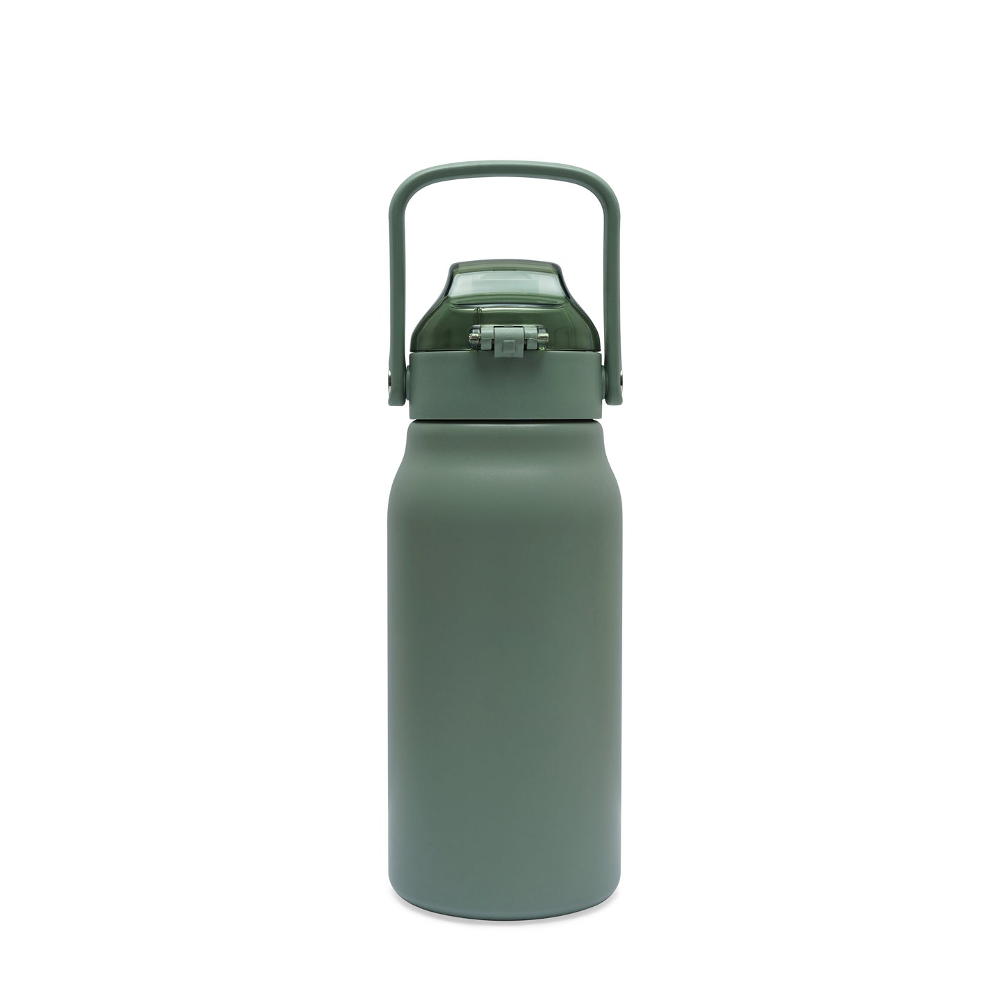 Purple Dodge Vortex stainless steel water bottle with dual flip-top lid and ergonomic handle