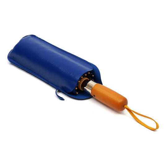 OakShade Umbrella automatic black and blue three-fold windproof umbrella with pongee canopy