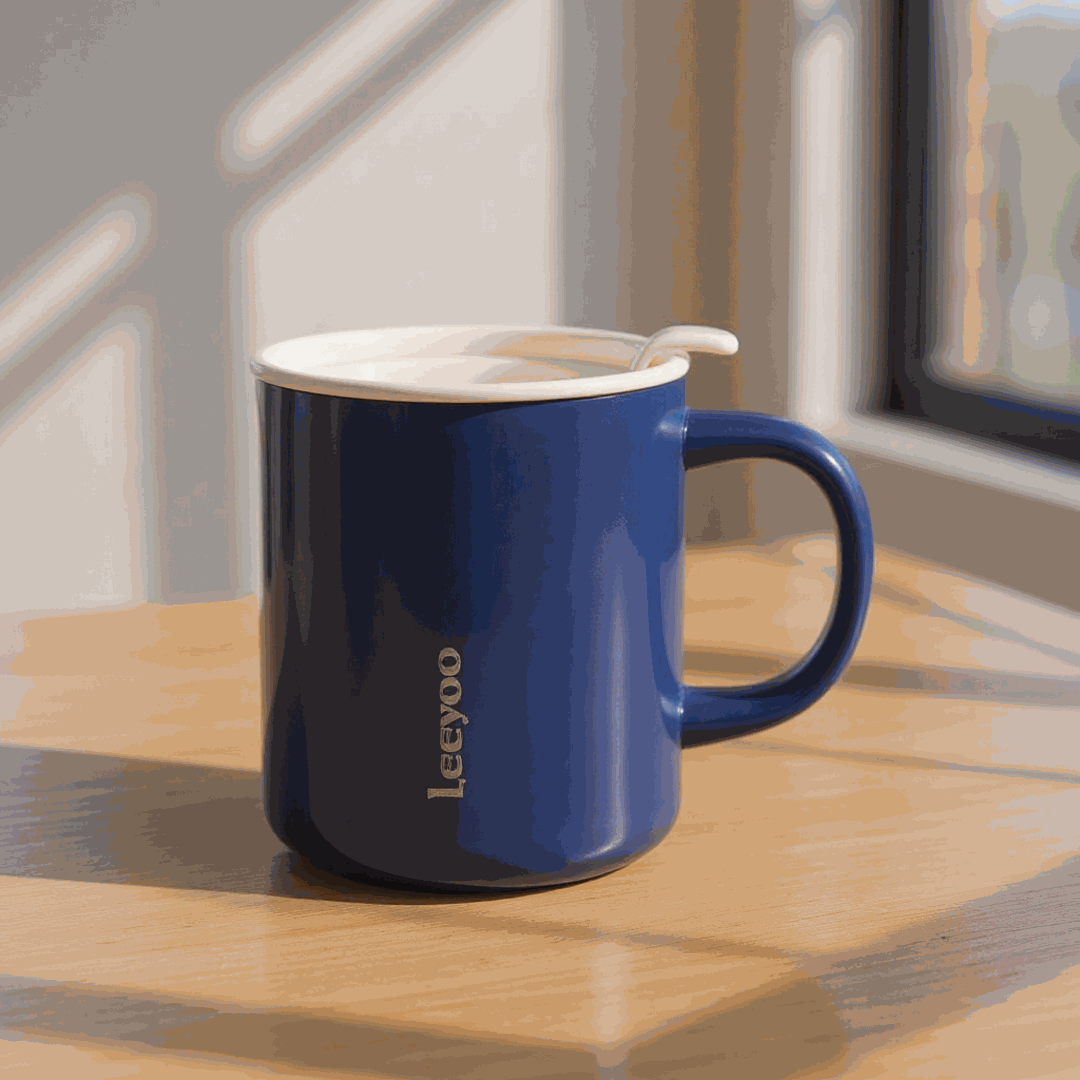 CaffèViva 280 compact insulated travel mug with stainless steel double-wall construction and matte finish