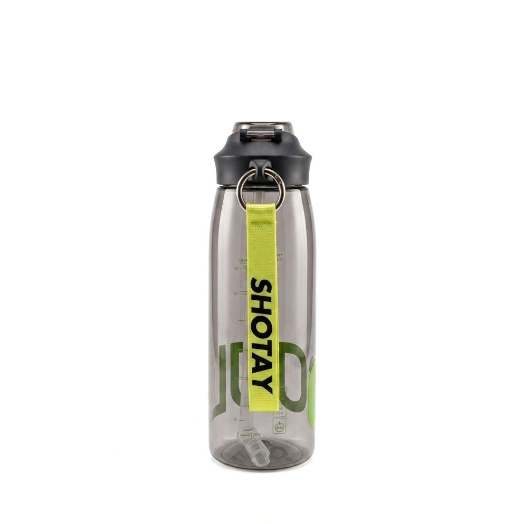 Nertz Wave high-capacity water bottle with durable BPA-free plastic and flip-top lid