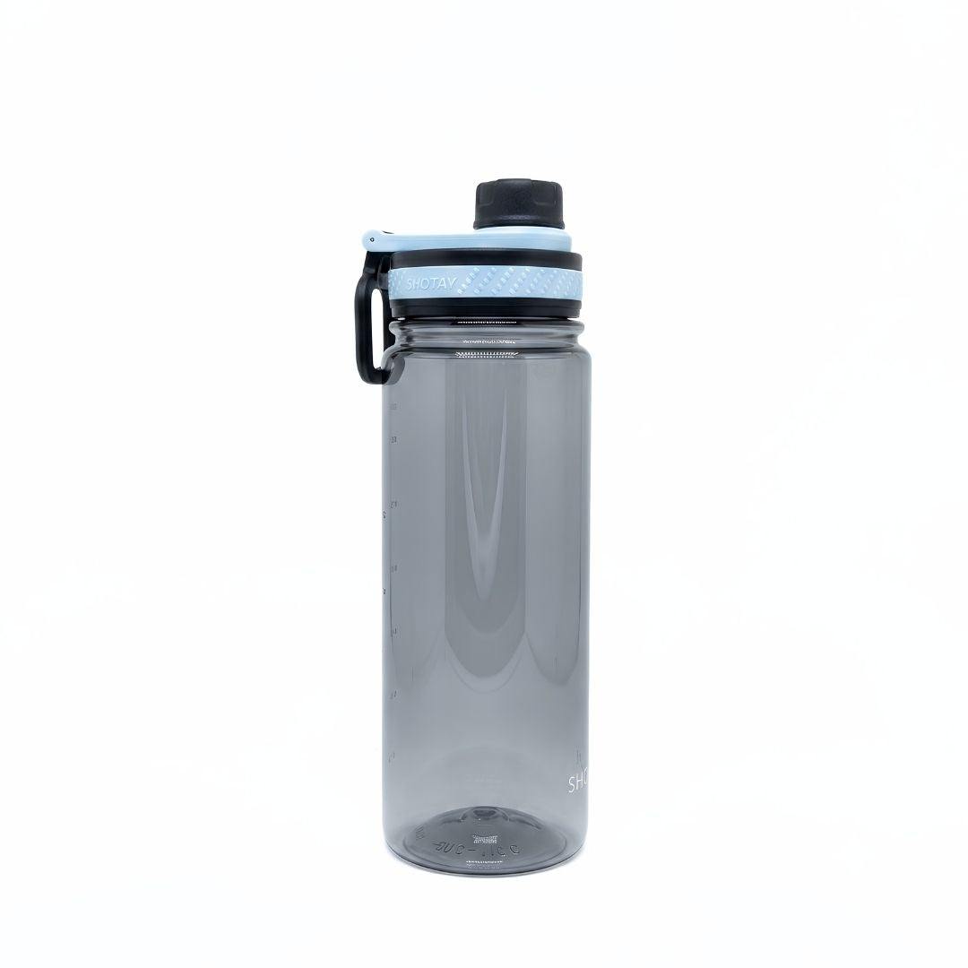 Nertz Sprint high-capacity water bottle with screw-top lid and built-in strainer for gym and travel hydration
