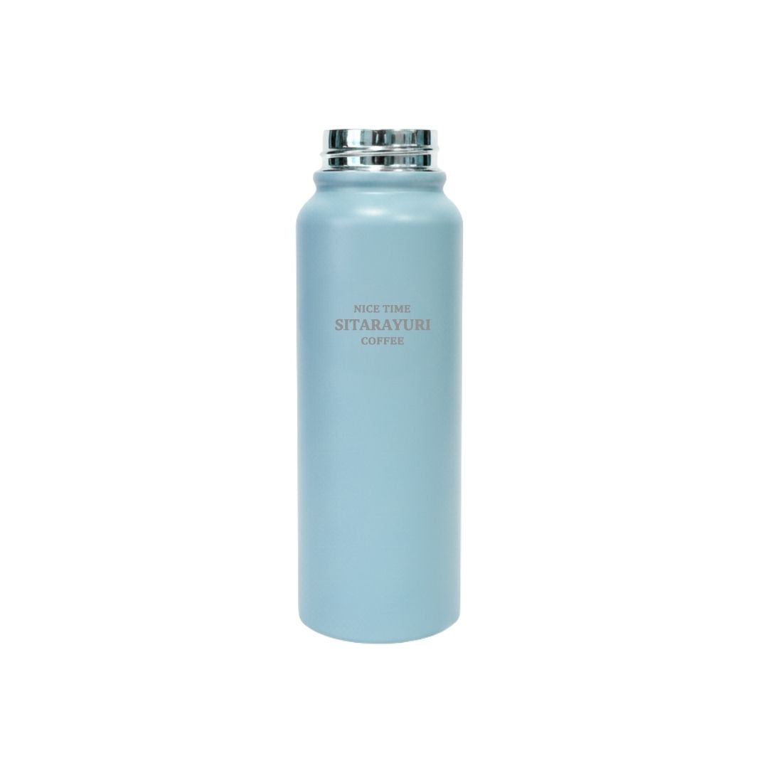 AeroSip stainless steel insulated water bottle with magnetic twist lid and removable straw in pink
