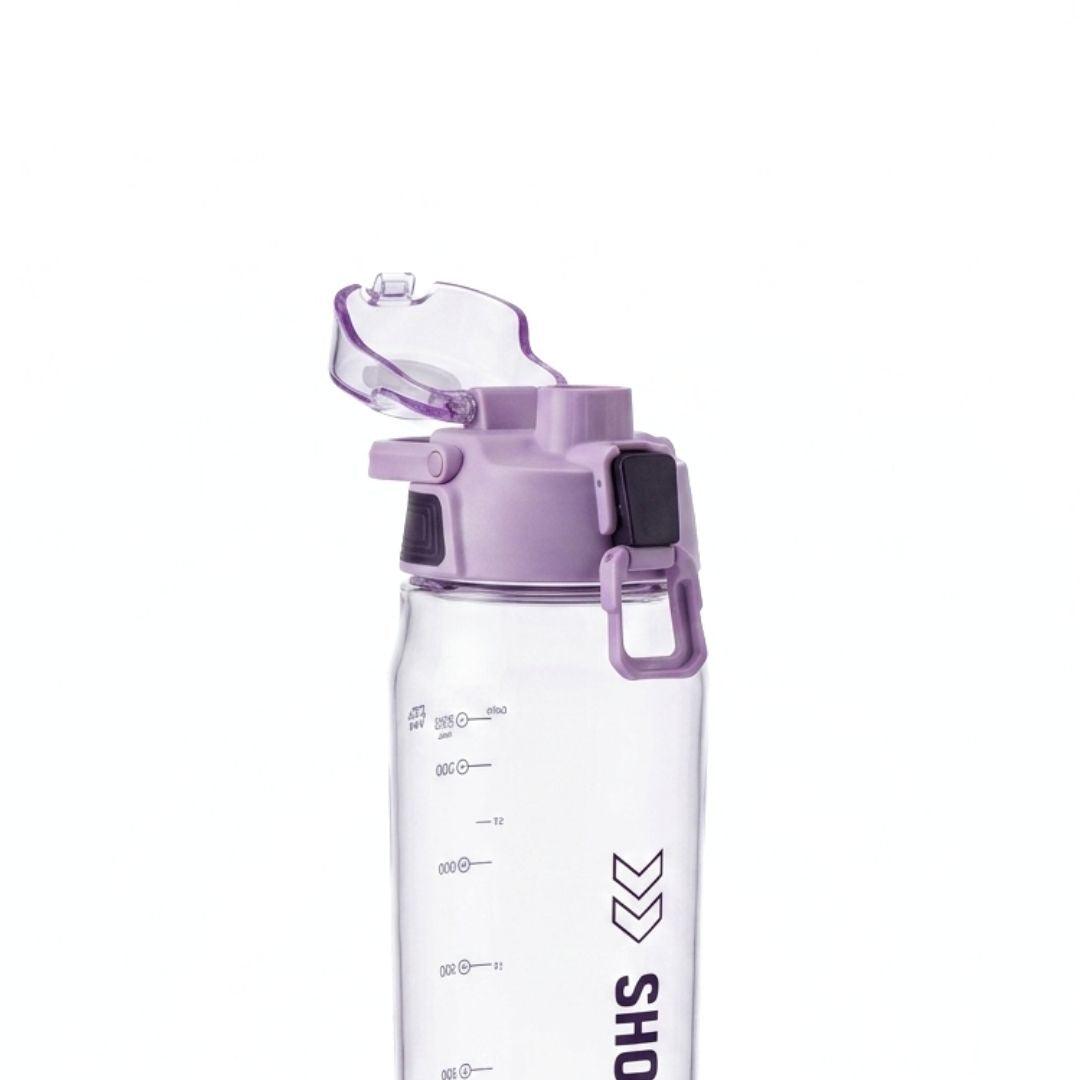 Nertz Aqua high-capacity water bottle with leak-proof flip-top lid and built-in strainer for daily hydration