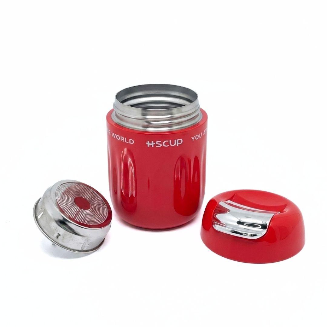 Neox Sippers Nertz Celera 220ml stainless steel insulated coffee cup with flip-top lid and spill-proof design