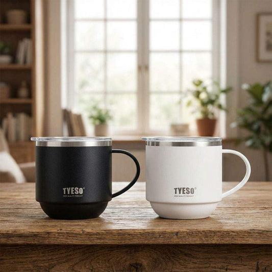 Nova Coffee Mug Black and White (Pack of 2)