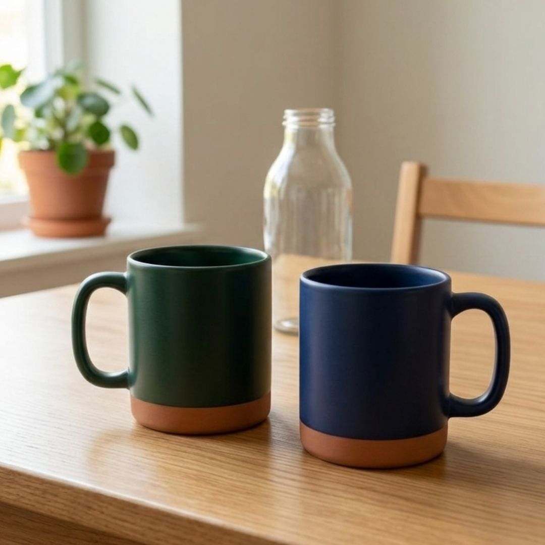 Earth Bottom Coffee Mug Combo (Pack of 2)