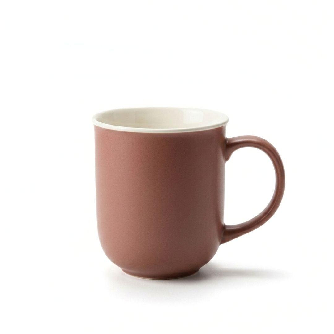 Nertz Aurora Sip Mug Gloss ceramic coffee mug with glossy finish and ergonomic handle in multiple colors