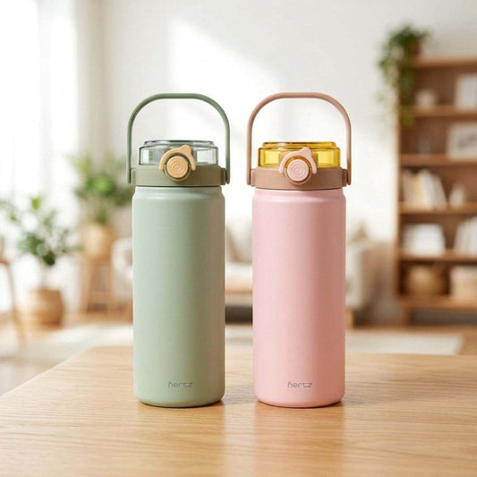 Grand Sipper Green and Pink Combo (Pack of 2)