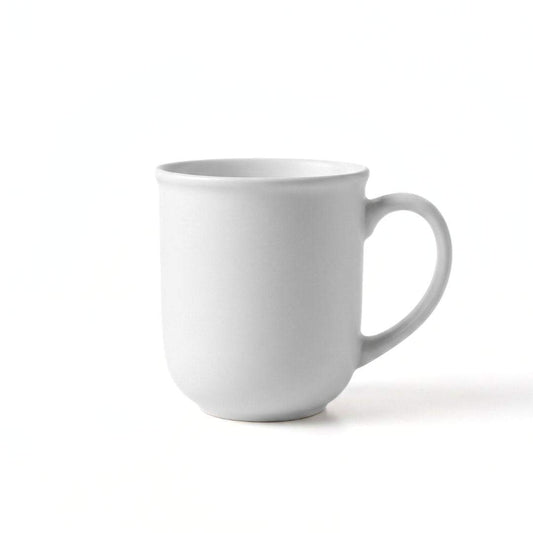 Nertz Aurora Sip Mug matte ceramic coffee mug with ergonomic handle in grey color