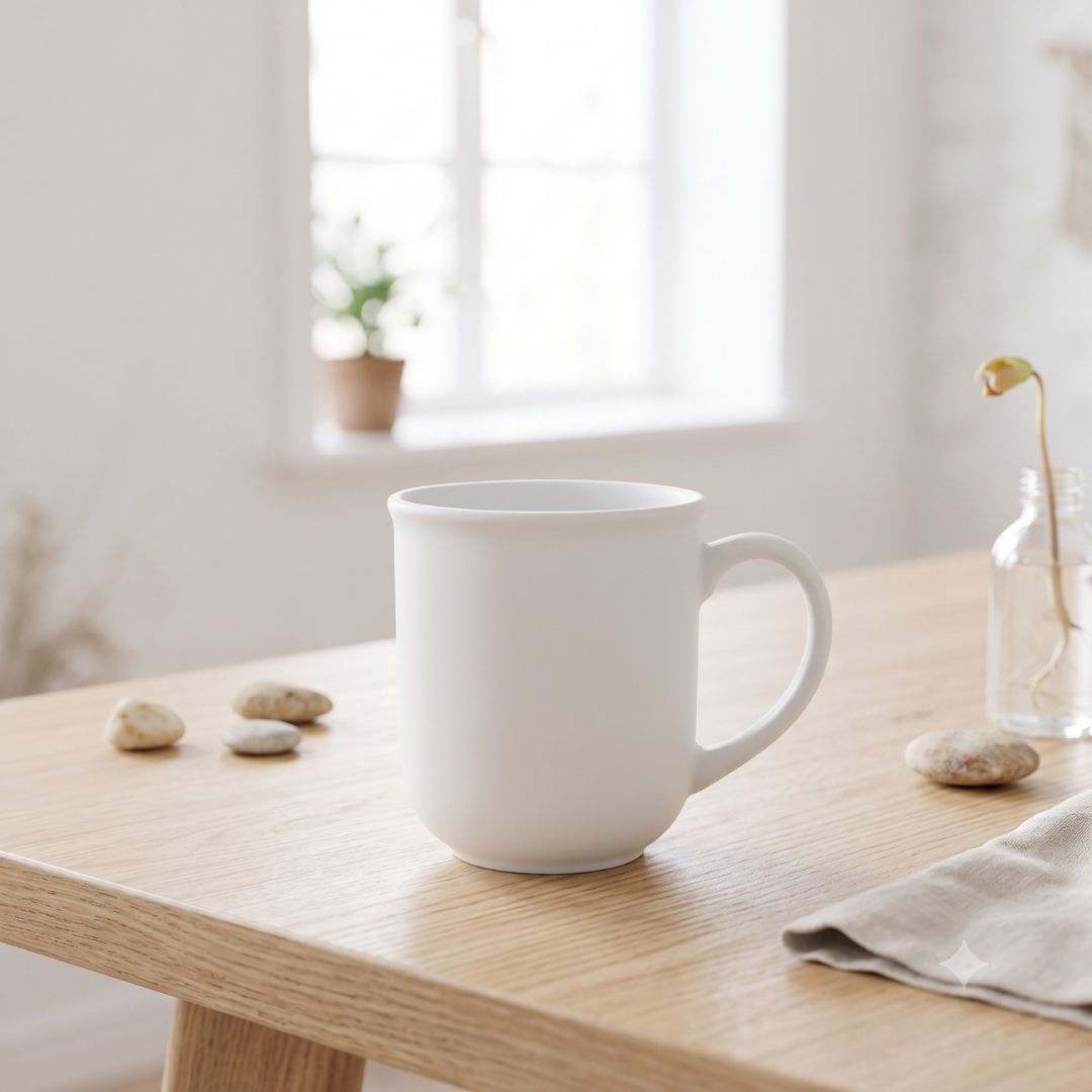 Nertz Aurora Sip Mug matte ceramic coffee mug with ergonomic handle in grey color