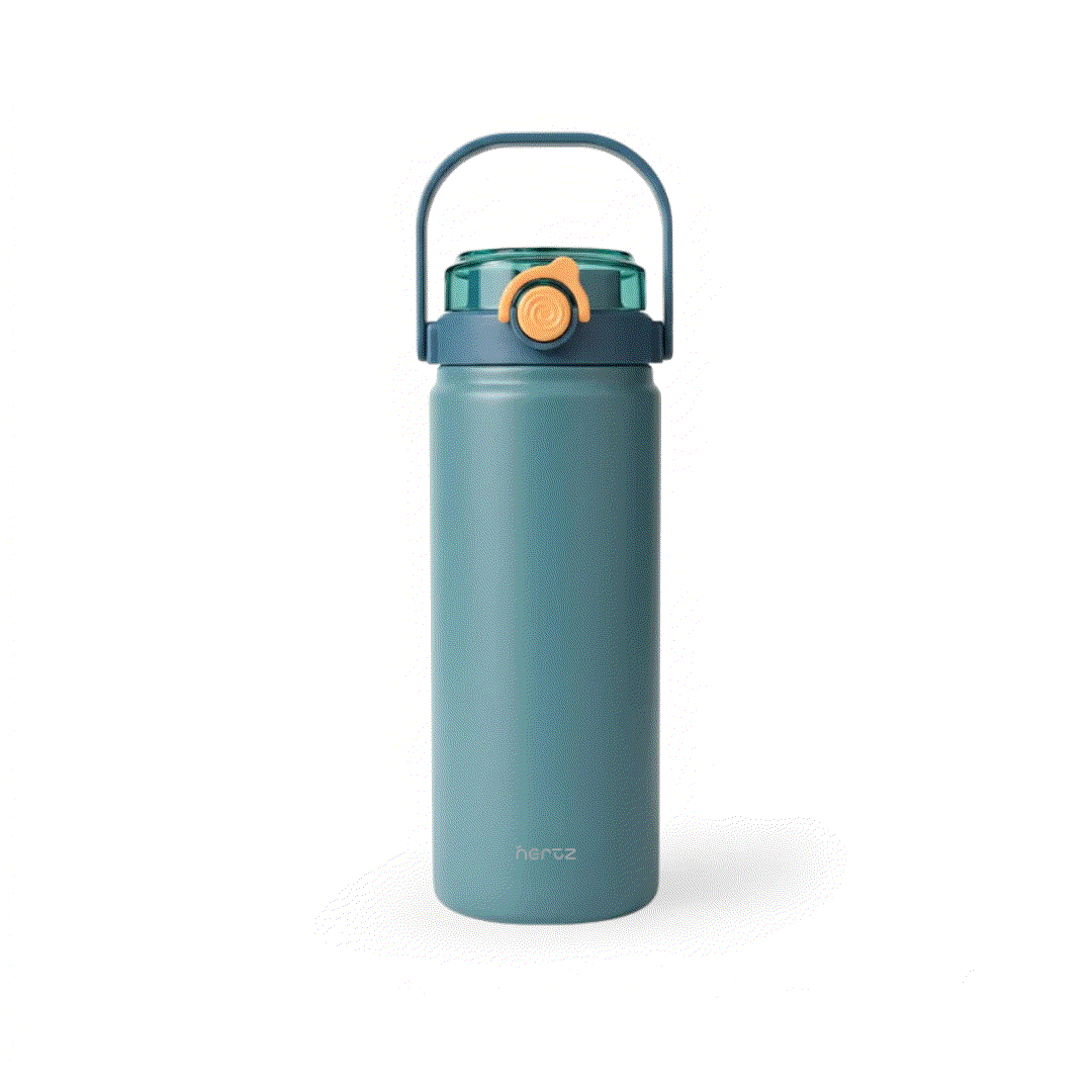 Grand Sippers 1200 stainless steel insulated water bottle with secure transparent lid and matte finish grip