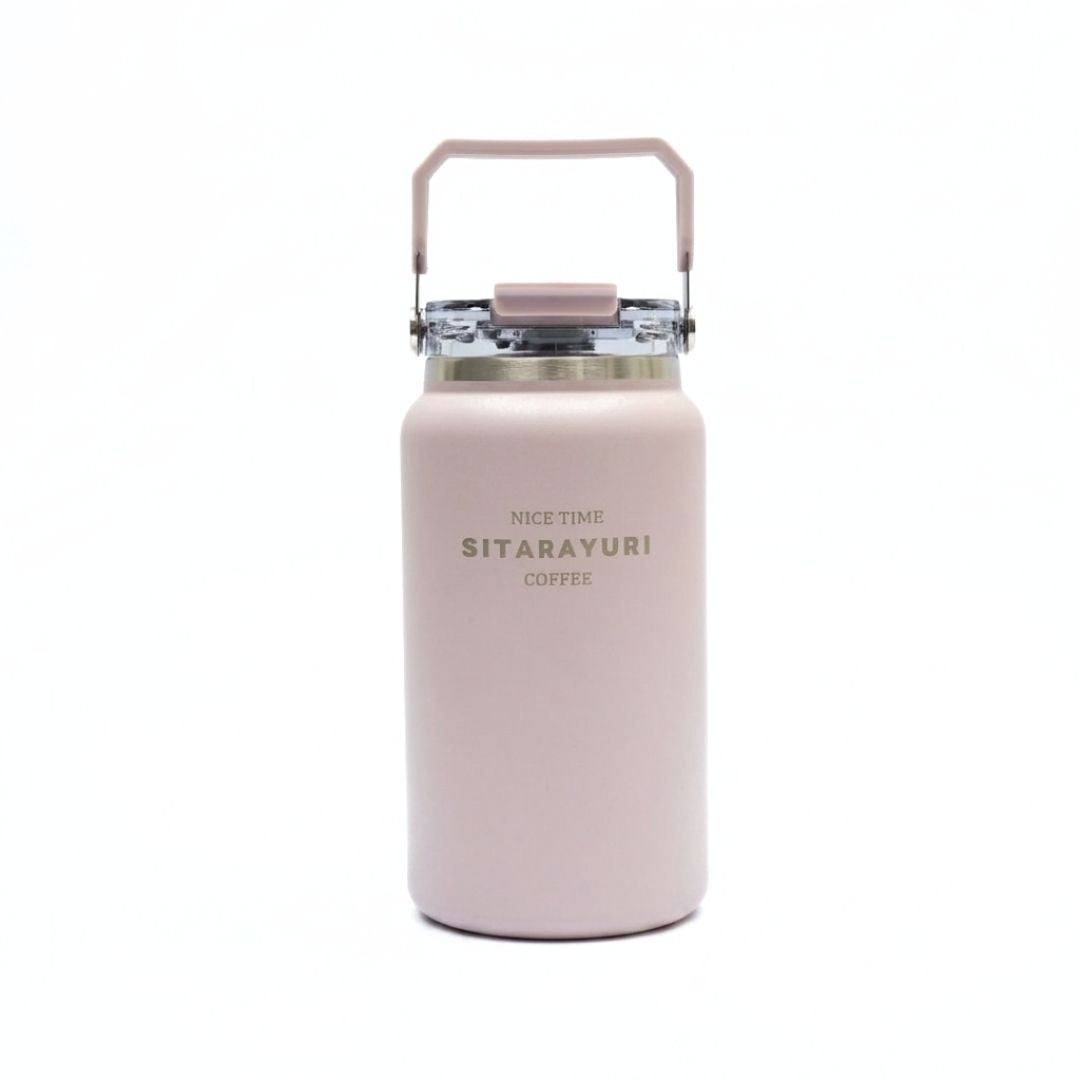 HydroVault water bottle stainless steel insulated with leak-proof lid and carry handle