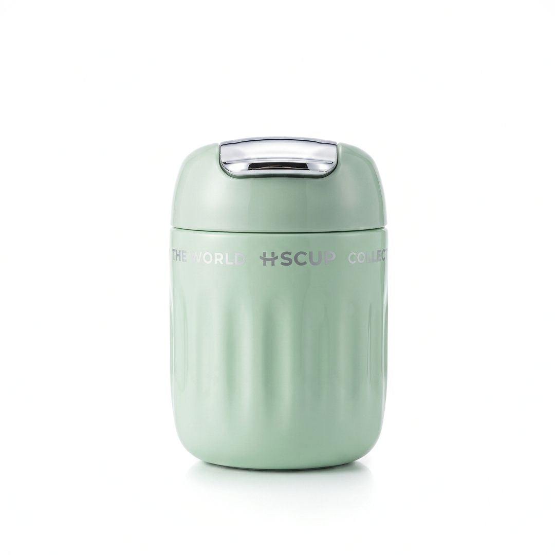 Compact Nertz Celera insulated coffee cup made of premium stainless steel with spill-proof flip-top lid, perfect for hot and cold beverages on the go Neox Sippers