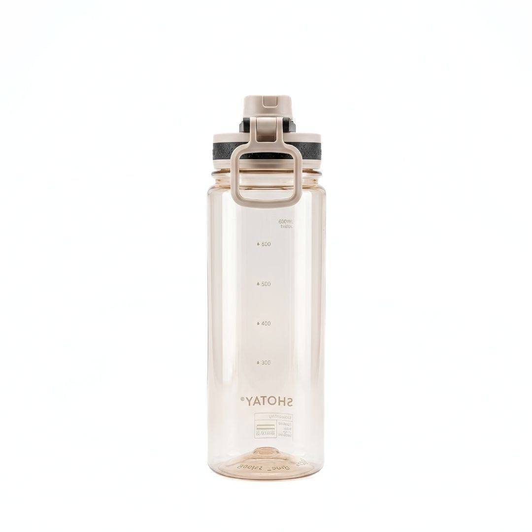 Nertz Sprint high-capacity water bottle with screw-top lid and built-in strainer for infused water, lightweight and BPA-free plastic design