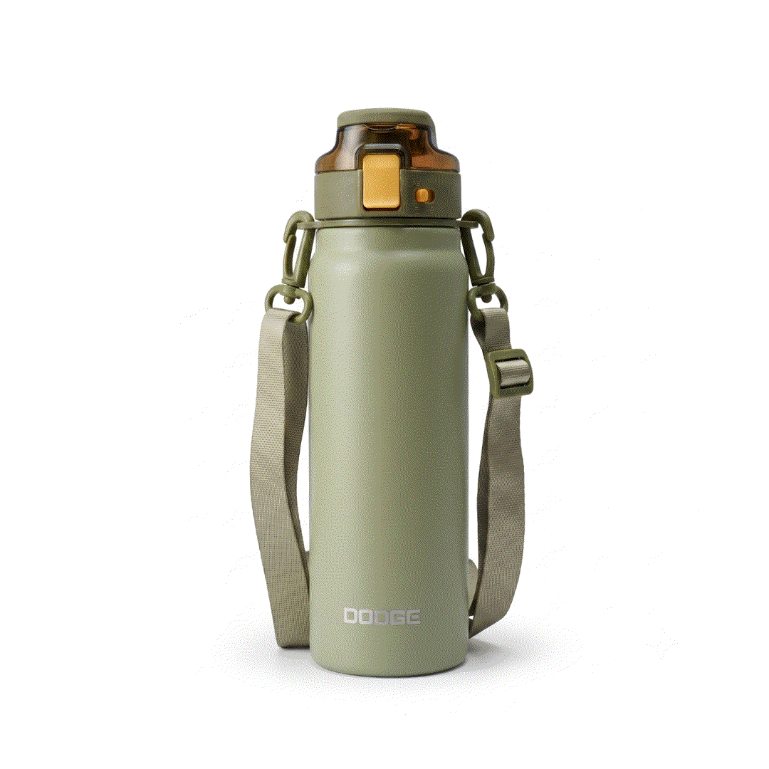 Dodge Blaze 800 stainless steel insulated water bottle with push-button flip lid and integrated handle