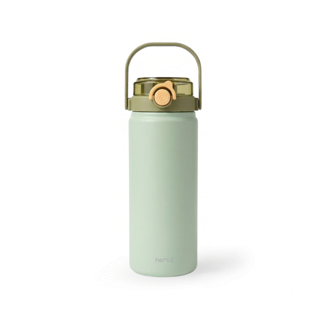 Grand Sippers 1200 insulated stainless steel water bottle with secure lid and textured matte finish