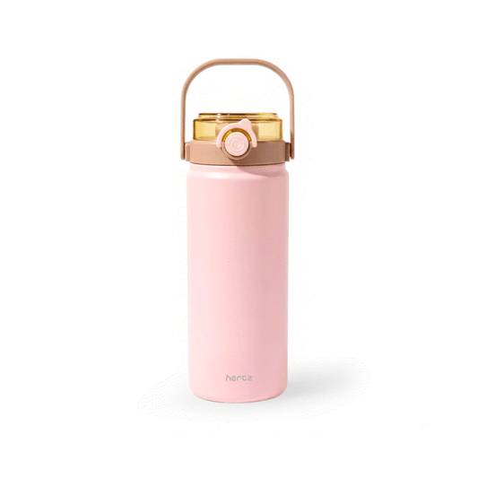 Grand Sippers 1200 insulated stainless steel water bottle with secure transparent lid and matte finish grip
