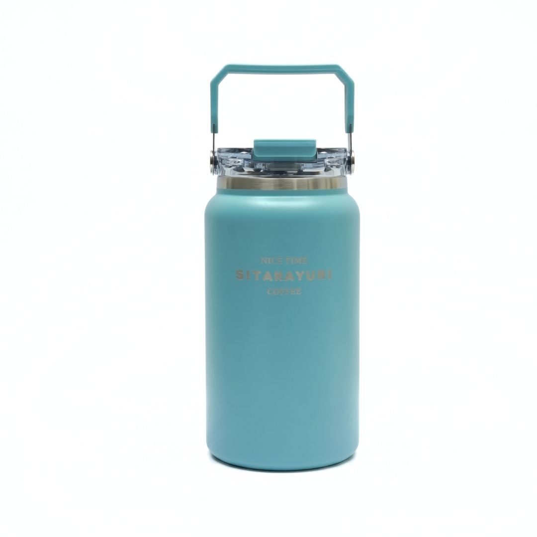HydroVault water bottle stainless steel vacuum insulated with integrated handle and spill-proof lid