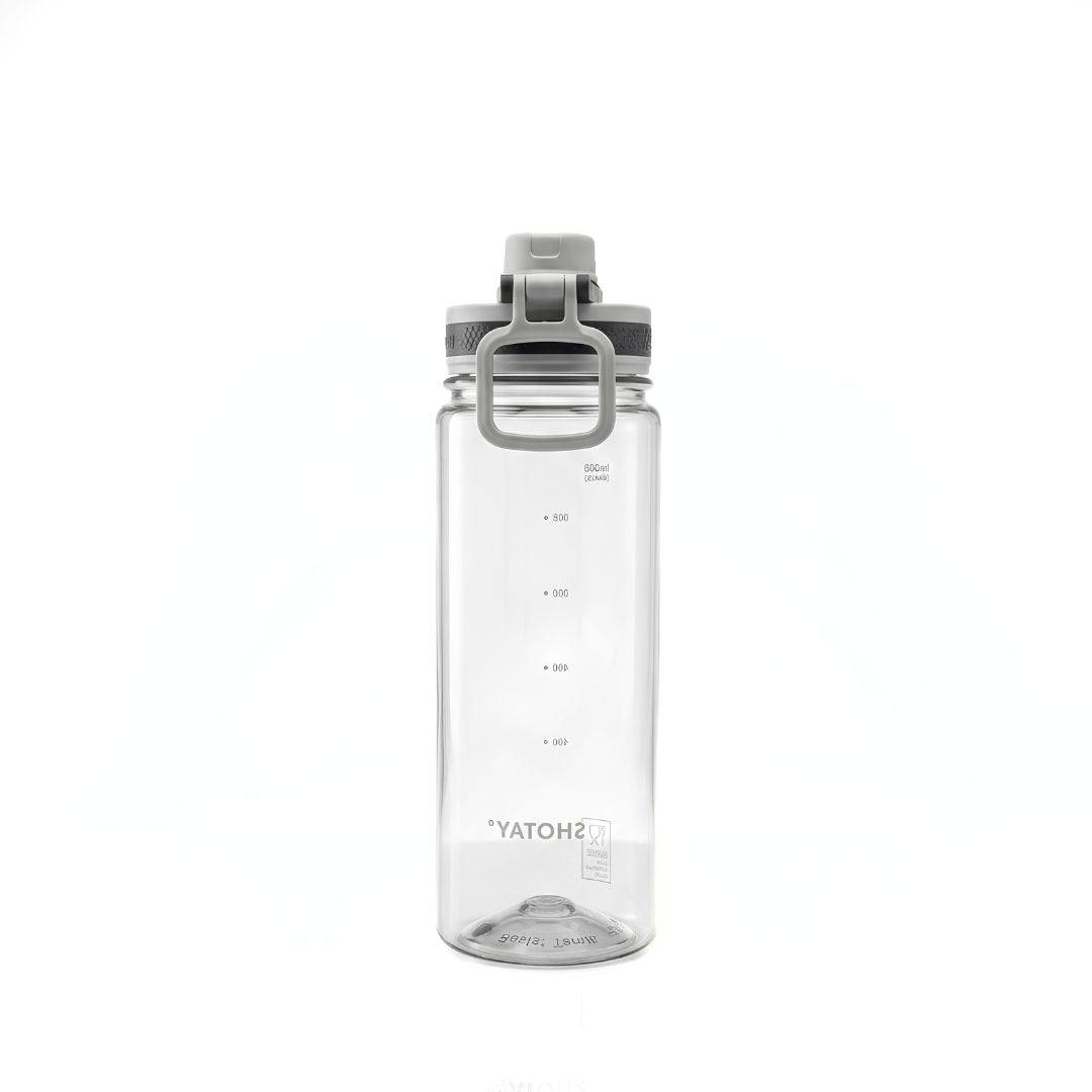 Nertz Sprint high-capacity water bottle with screw-top lid and built-in strainer for gym and travel hydration