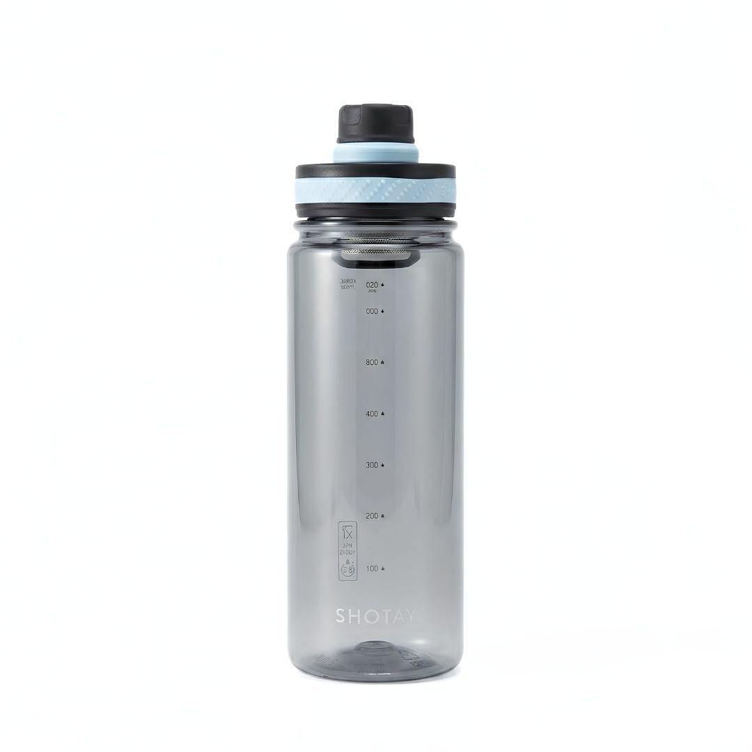Nertz Sprint high-capacity water bottle with screw-top lid and integrated handle for gym and travel hydration