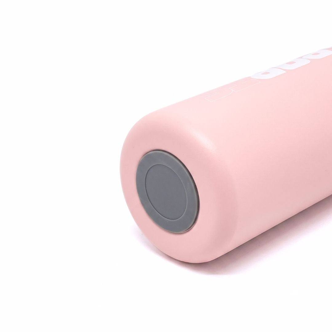 Nertz Active 600ml stainless steel insulated water bottle with flip lid and fabric loop handle