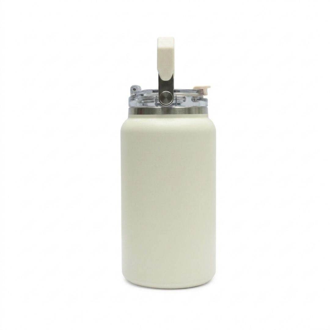HydroVault water bottle stainless steel insulated 1200ml with carry handle and spill-proof lid