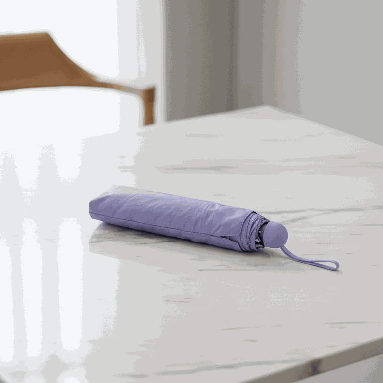DripVault Umbrella with sturdy 6-rib frame and water-repellent pongee canopy in multiple colors, featuring automatic open/close and compact foldable design.