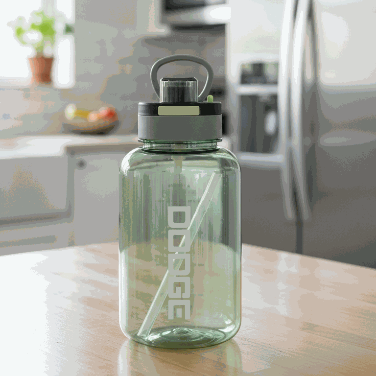 Nertz Bolt pink hydration bottle with push-button flip-top lid and secure lock system for gym and travel
