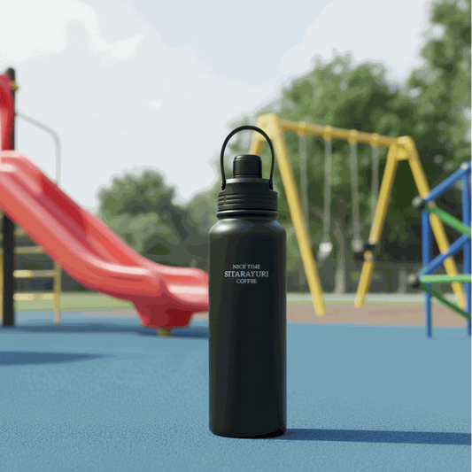AeroSip stainless steel insulated bottle with twist-open magnetic lid and removable straw in pink color