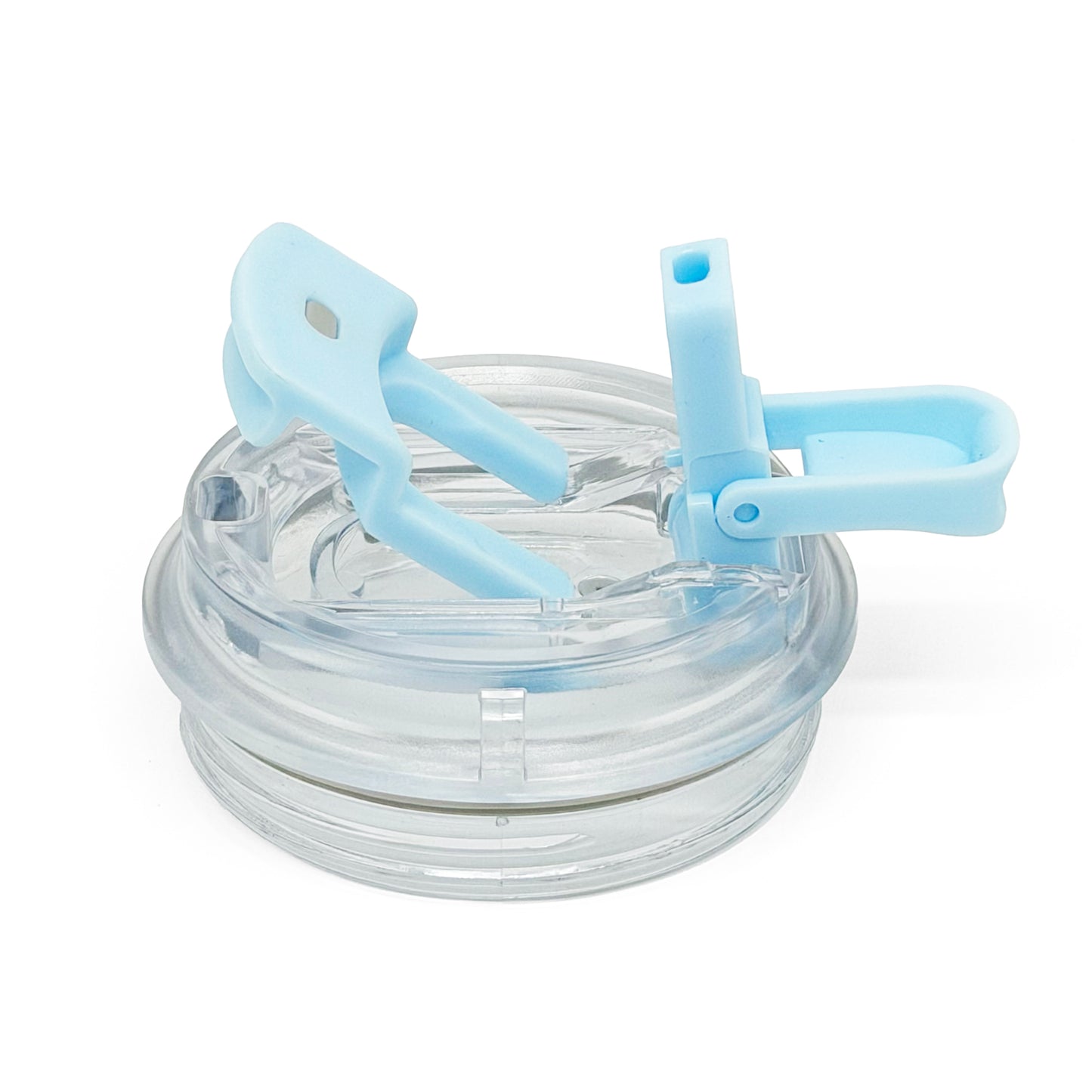 NertZ.in Nertz Groove clear lid with light blue flip-top straw mechanism