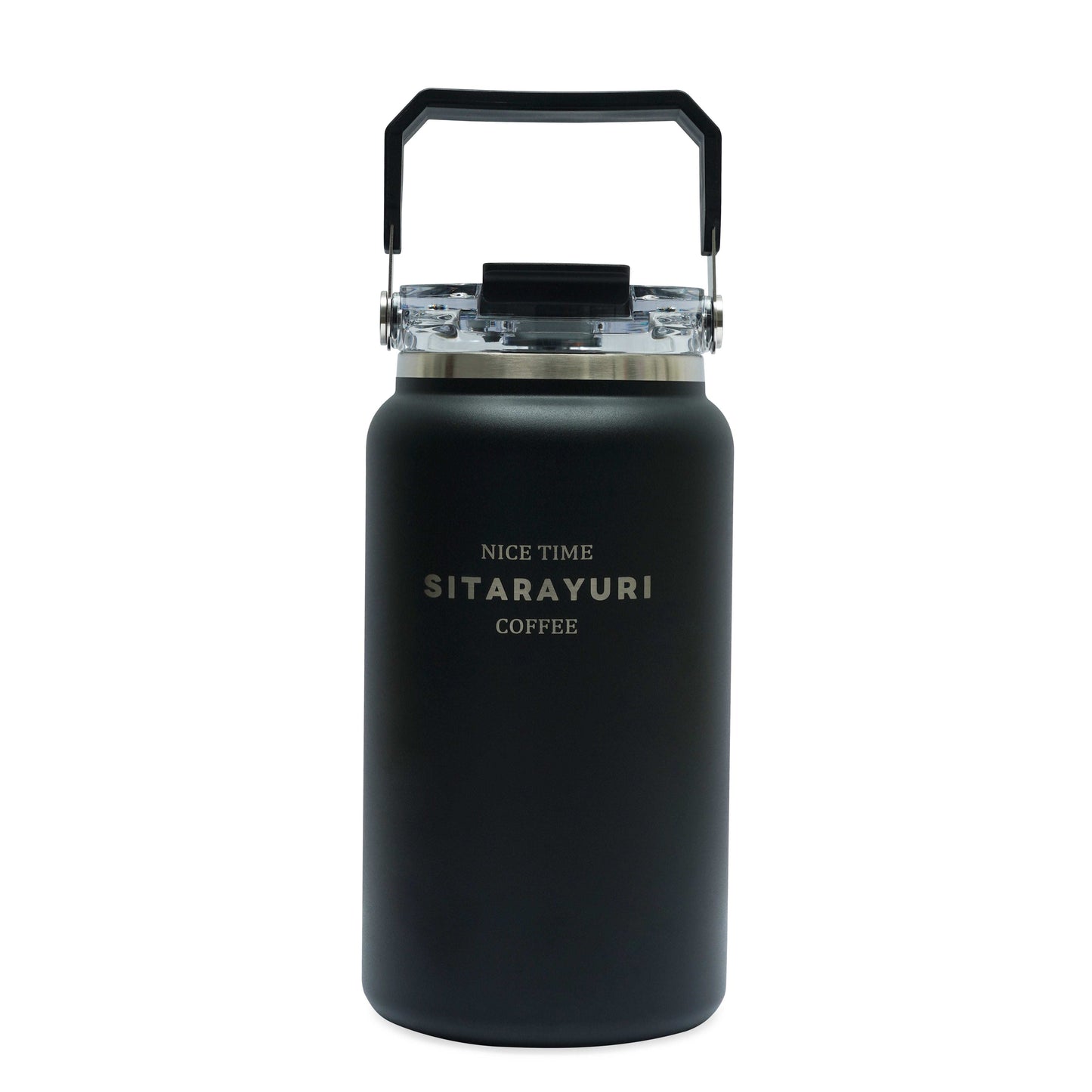 HydroVault water bottle stainless steel 1200ml vacuum insulated with spill-proof lid and carry handle