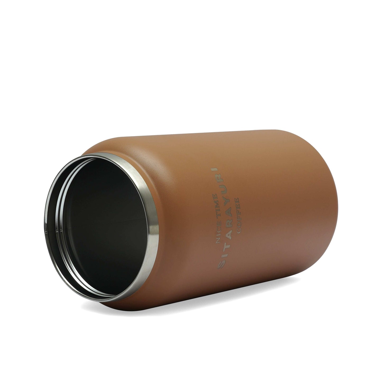 HydroVault water bottle in stainless steel with integrated handle and leak-proof sipper lid for insulated hydration
