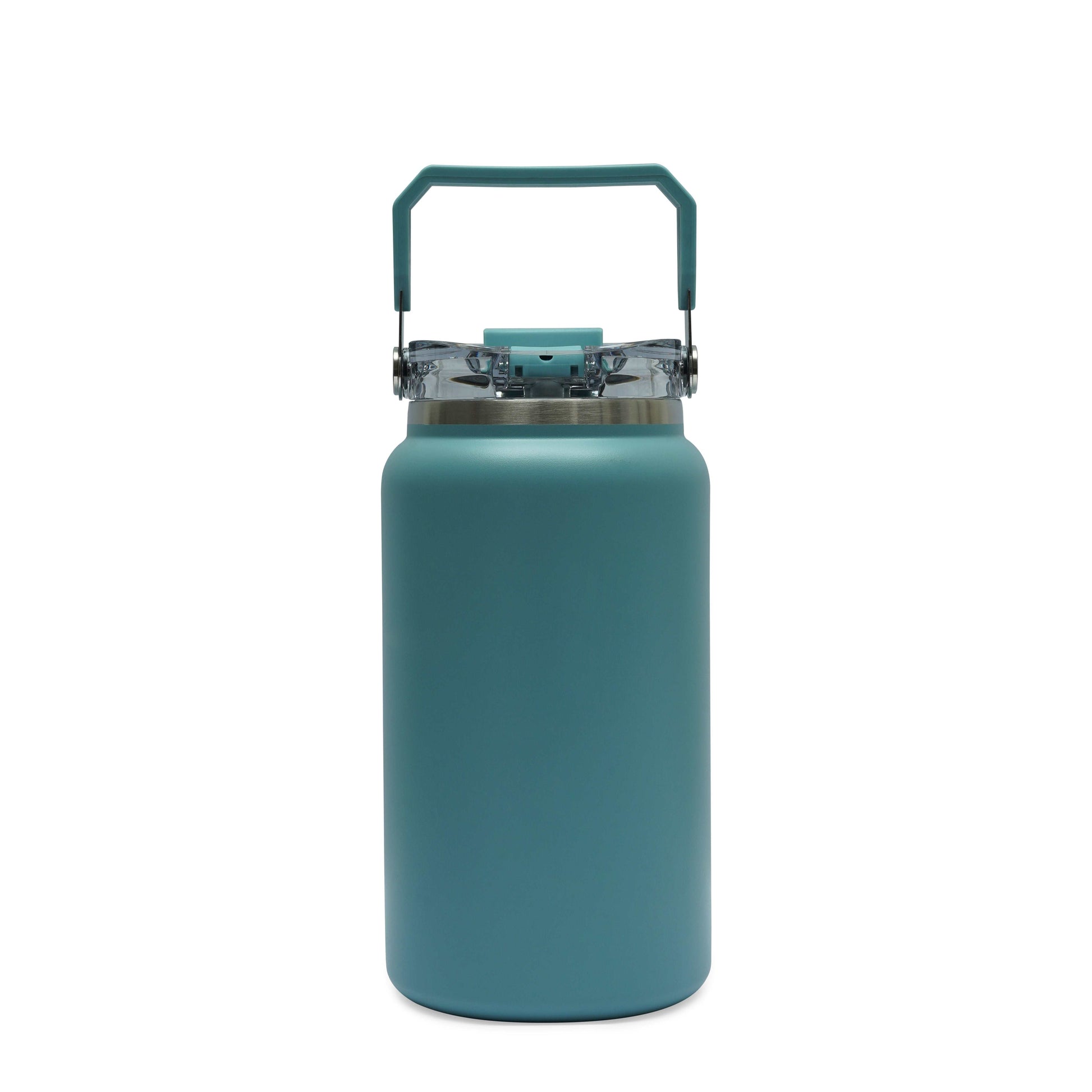 HydroVault water bottle stainless steel insulated with built-in straw and carry handle