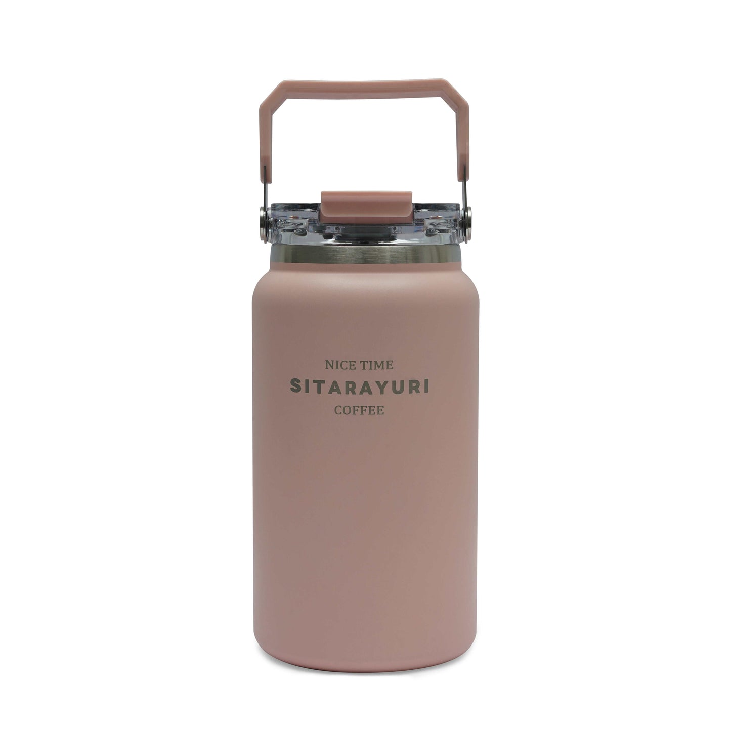 HydroVault water bottle in stainless steel with vacuum insulation, spill-proof lid, and carry handle for daily hydration
