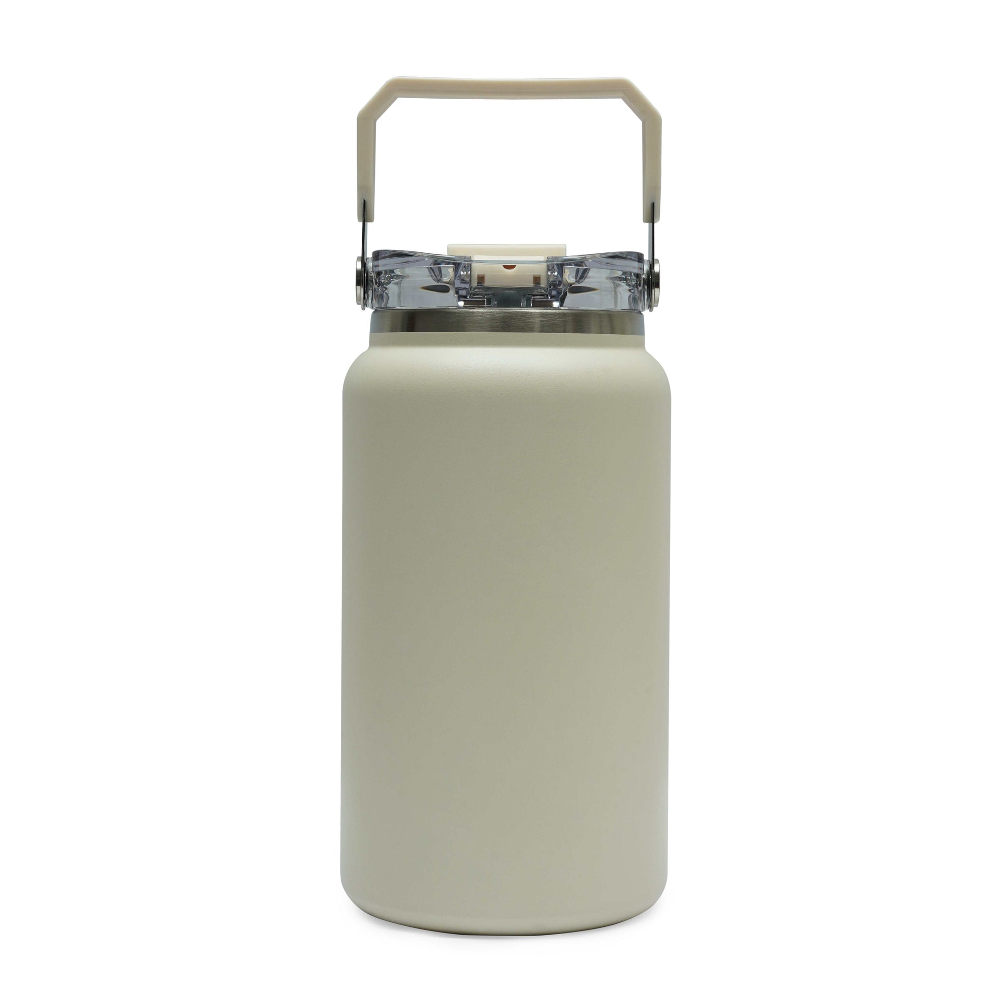 HydroVault water bottle stainless steel 1200ml insulated with flip-top lid and built-in straw in blue