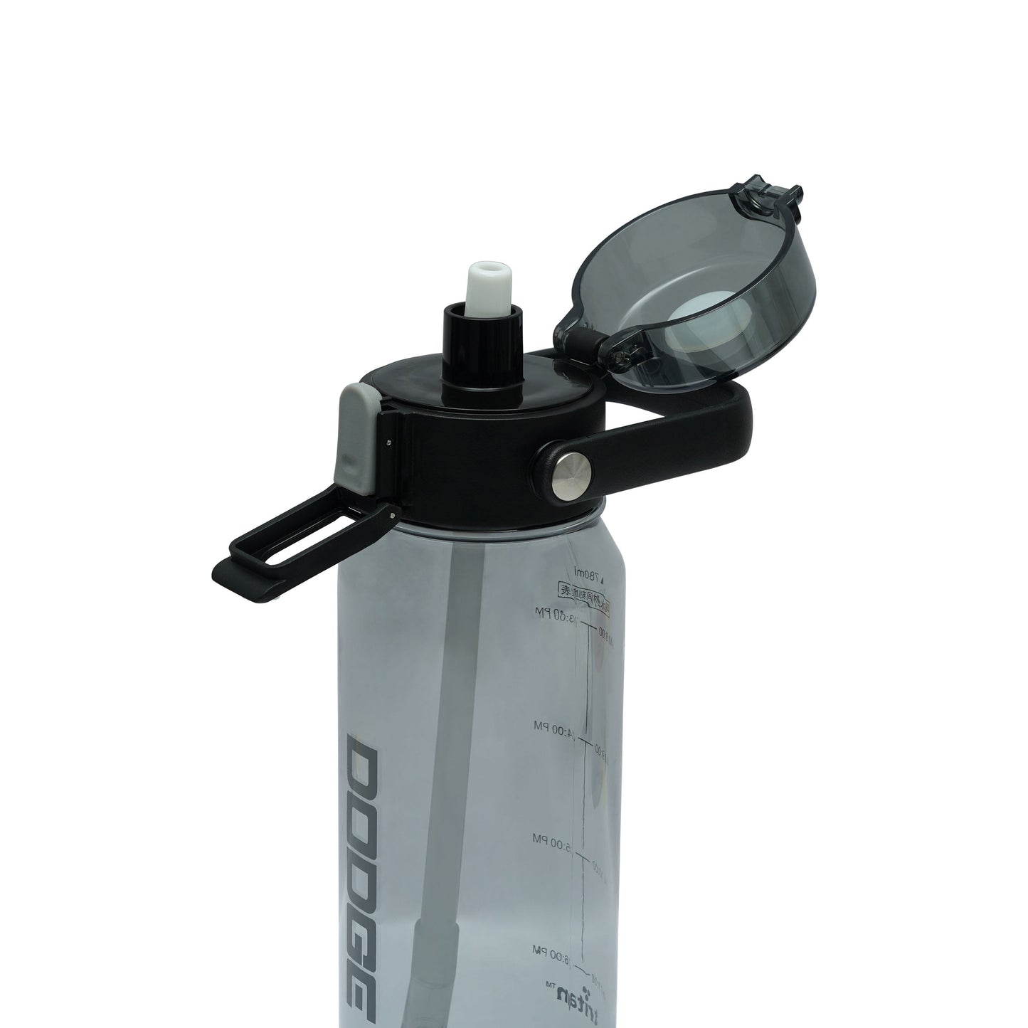 Dodge Pulse 780ml durable pink hydration bottle with flip-top lid and integrated handle