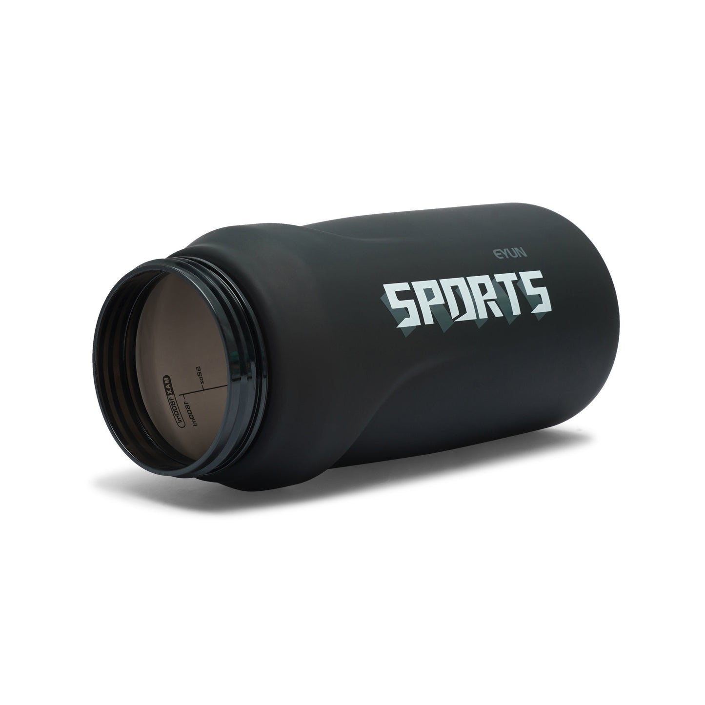 Nertz Aquabolt 1.8L BPA-free water bottle with flip-top lid and integrated handle for gym and travel hydration
