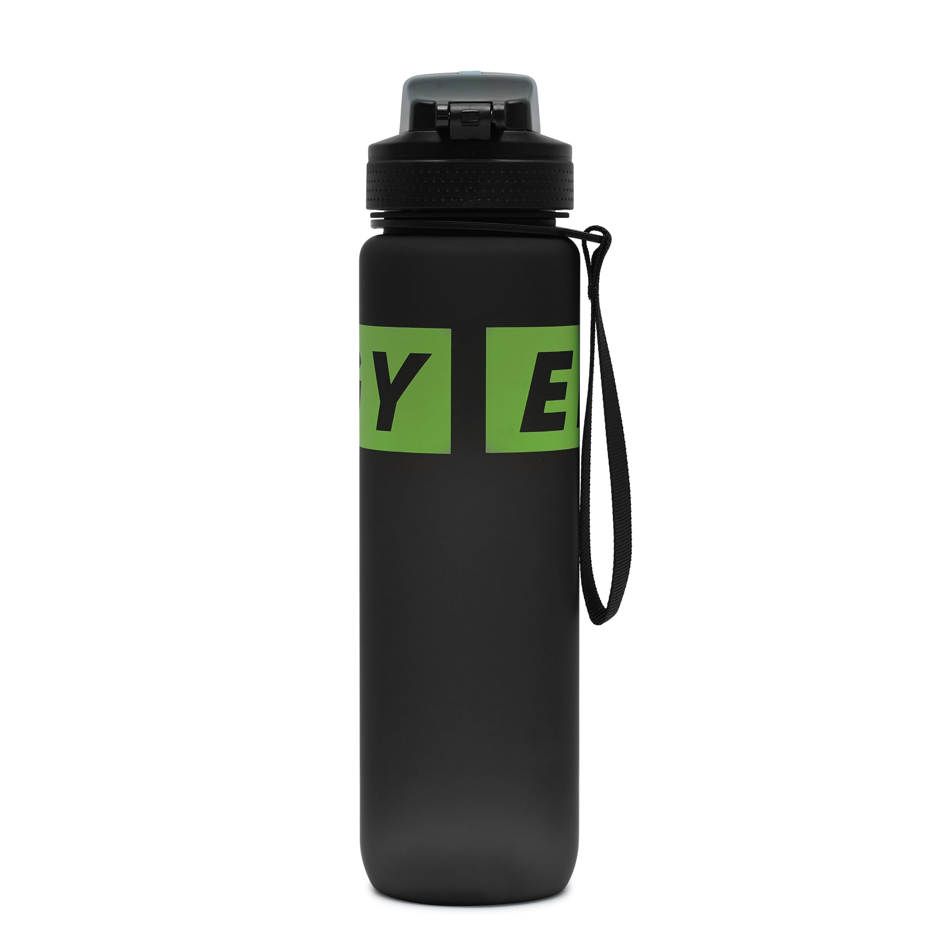 NertZ.in Nertz Flowmate water bottle in black with green text