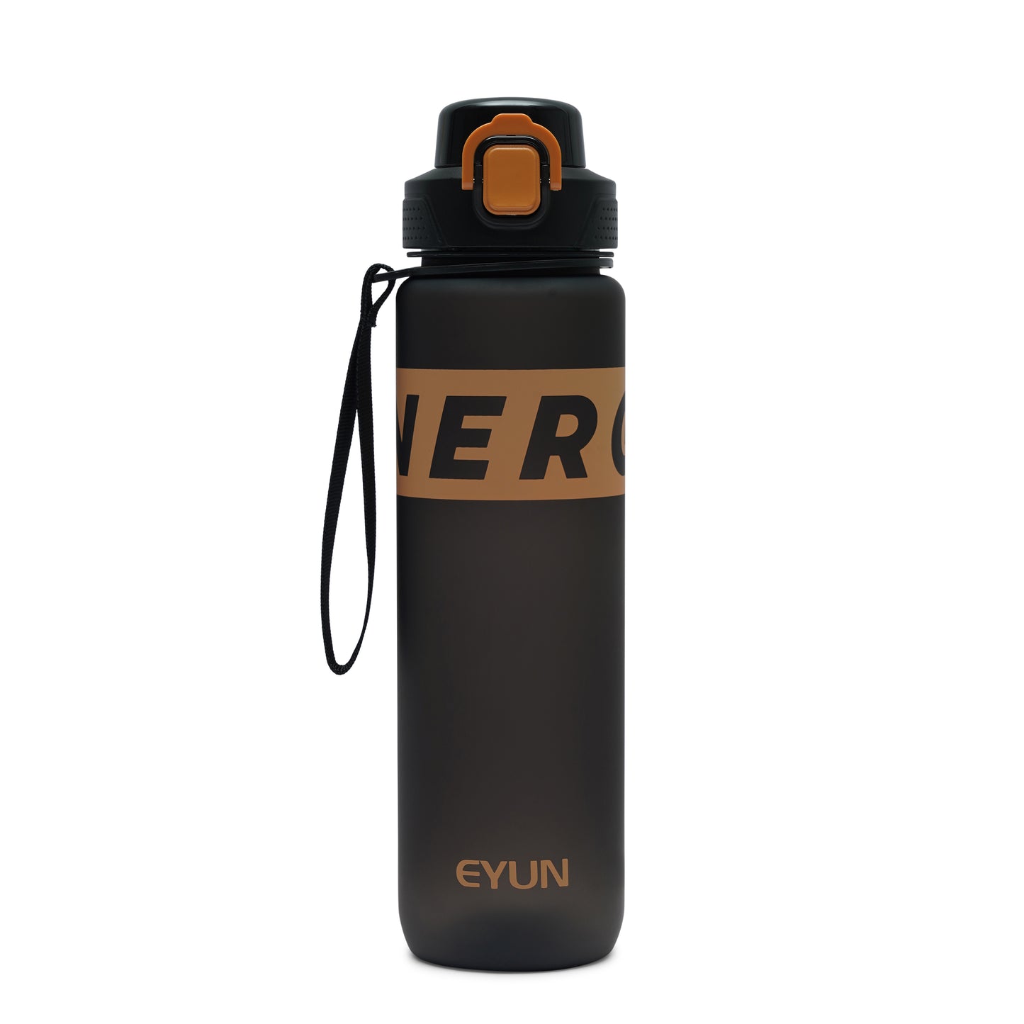 NertZ.in Nertz Flowmate water bottle, black with orange accents and NERTZ branding