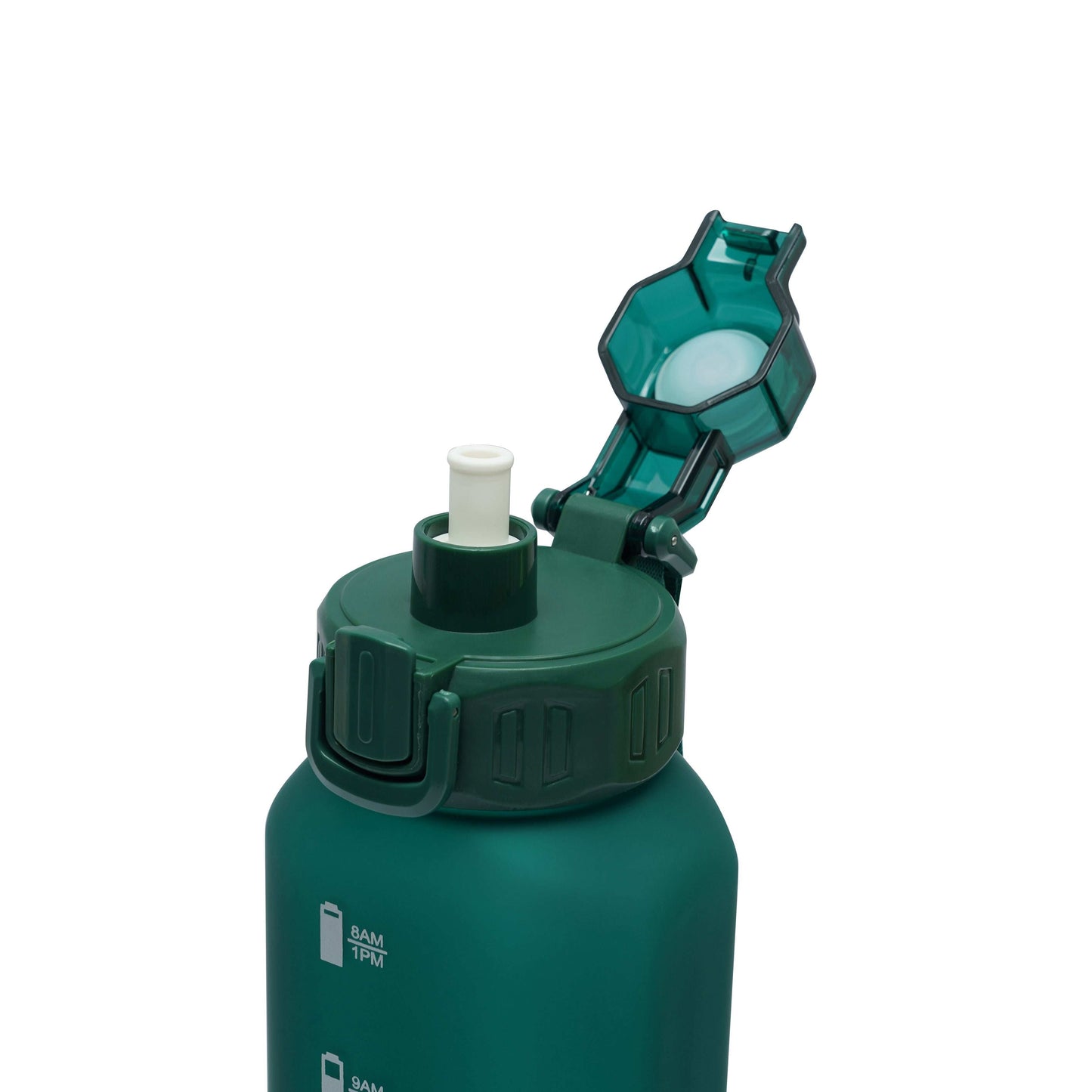 Nertz Charge BPA-free water bottle with flip-top lid and soft fabric loop in multiple colors